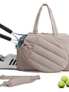 Tennis Gym Bag for Women, 3-in-1 Sports Duffle Sling Backpack | Fits 40oz Tumble